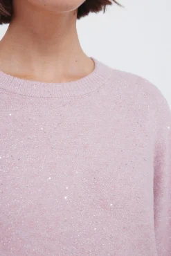 Camisola com lantejoulas