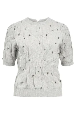 Camisola com oitos e pérolas