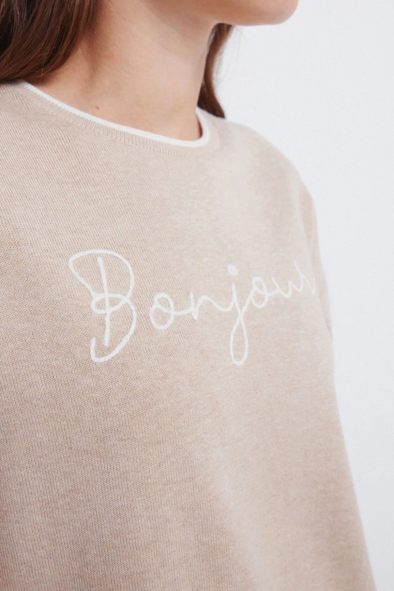 Camisola combinado "Bonjour"