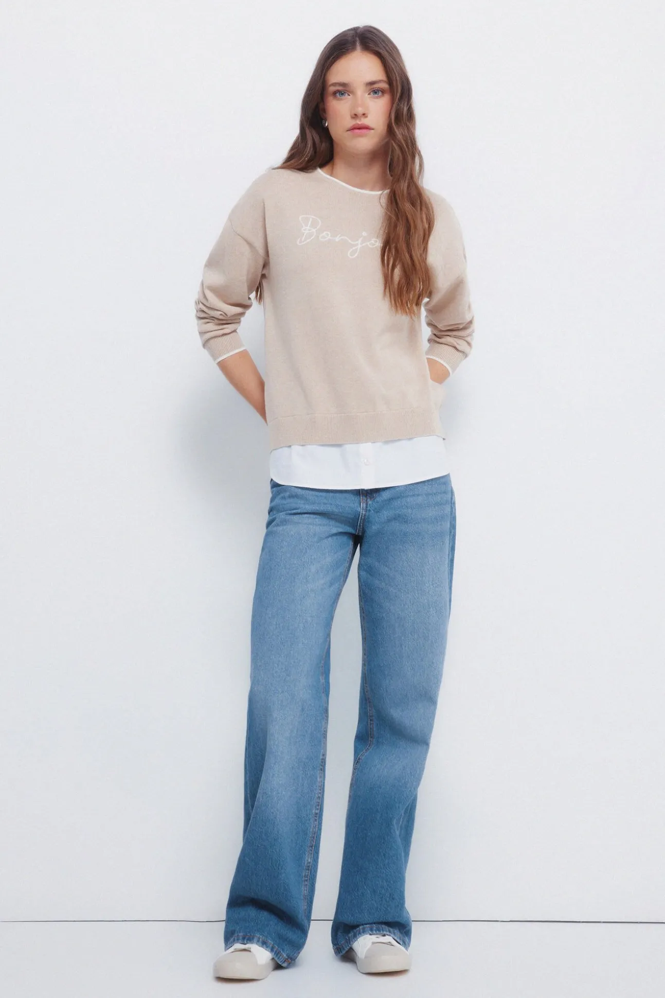 Camisola combinado "Bonjour"