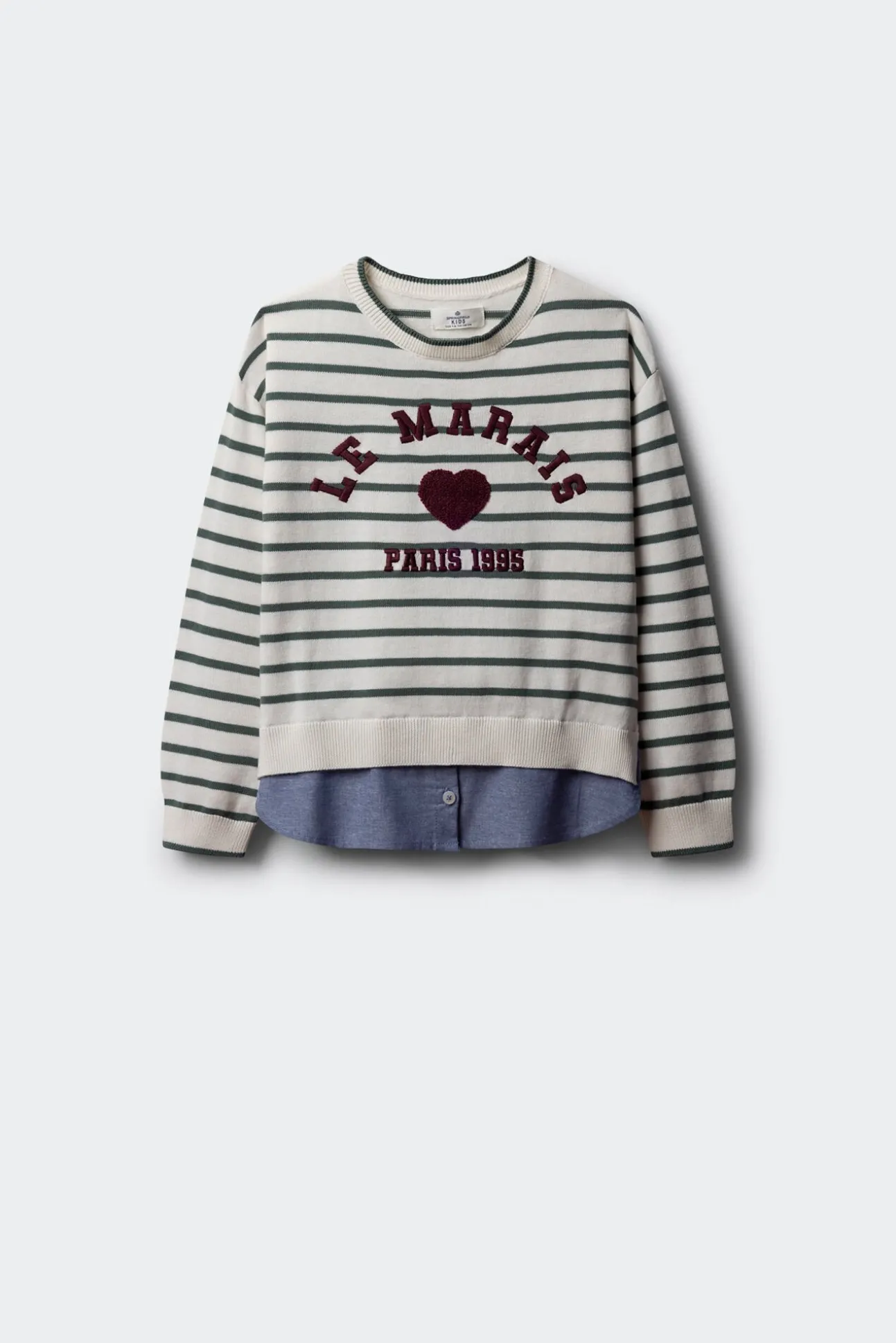 Camisola Coração Feminino “Le Marais”