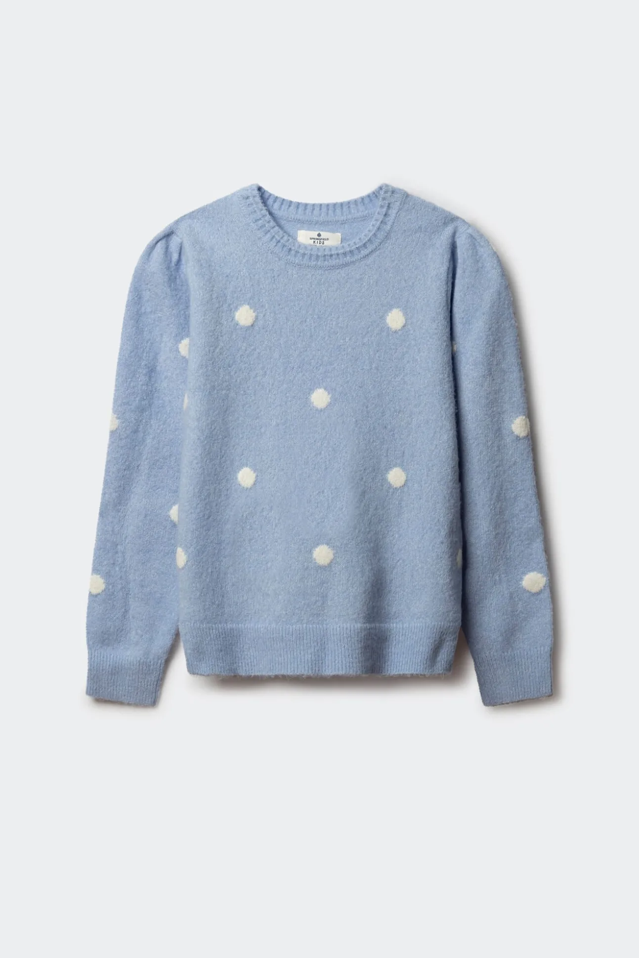 Camisola de bolinhas para menina