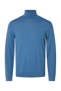Camisola de gola alta 100% lã merino