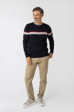 Camisola de gola redonda