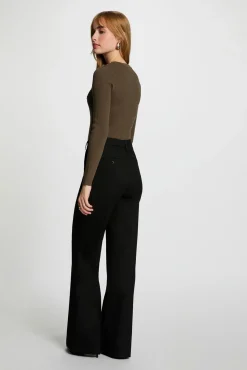 Camisola de gola redonda
