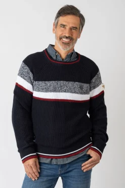Camisola de gola redonda