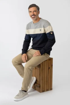 Camisola de gola redonda