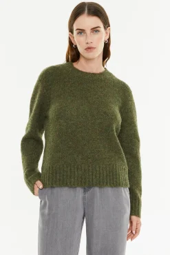 Camisola de gola redonda