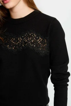 Camisola de gola redonda