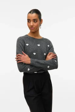 Camisola de gola redonda