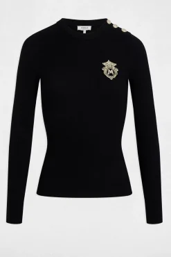 Camisola de gola redonda