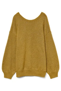 Camisola de gola redonda Curve