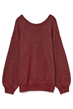 Camisola de gola redonda Curve