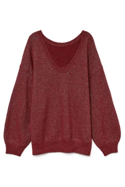 Camisola de gola redonda Curve