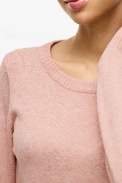 Camisola de gola redonda de viscose