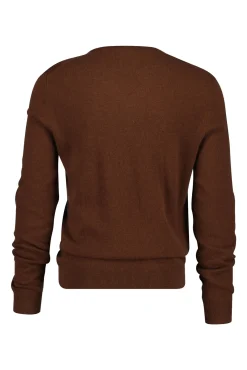 Camisola de lã com gola em V