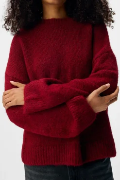 Camisola de lã com gola redonda