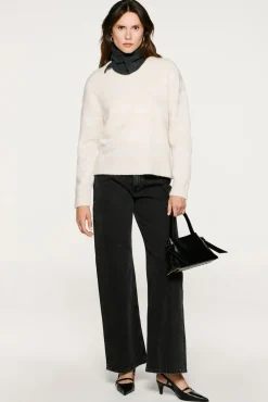 Camisola de laçada de alpaca
