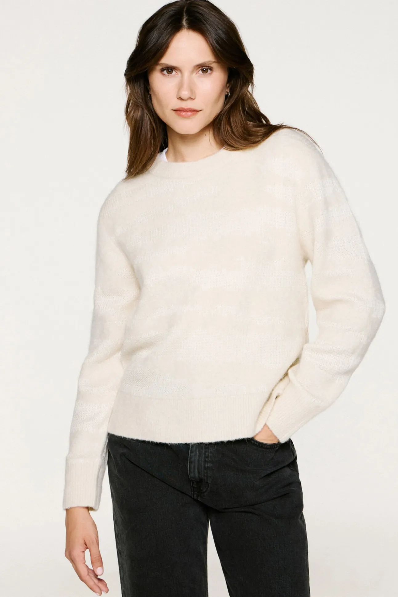 Camisola de laçada de alpaca