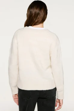 Camisola de laçada de alpaca