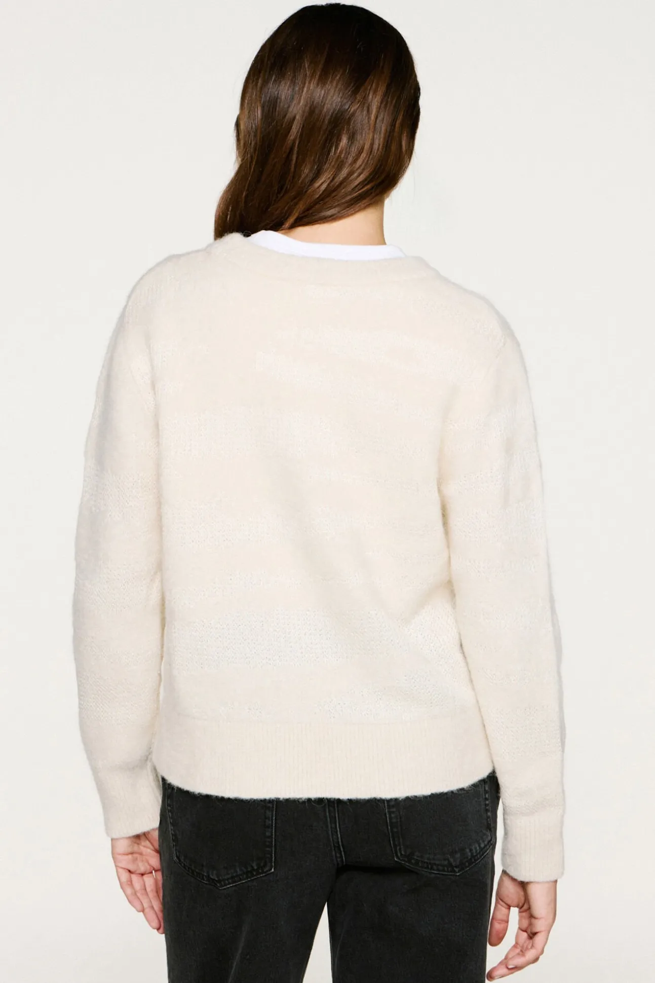 Camisola de laçada de alpaca
