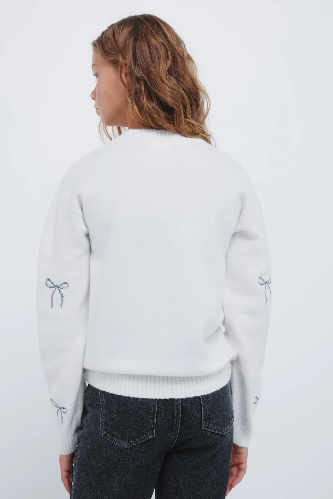 Camisola de laço para menina