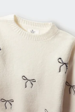 Camisola de laço para menina
