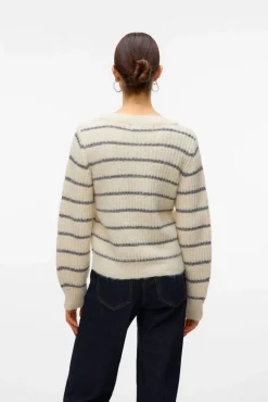 Camisola de malha com detalhes em lurex