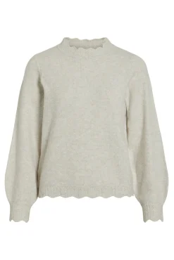 Camisola de malha com gola Perkins