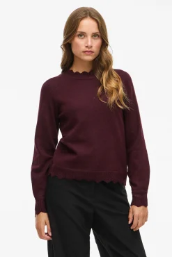 Camisola de malha com gola Perkins