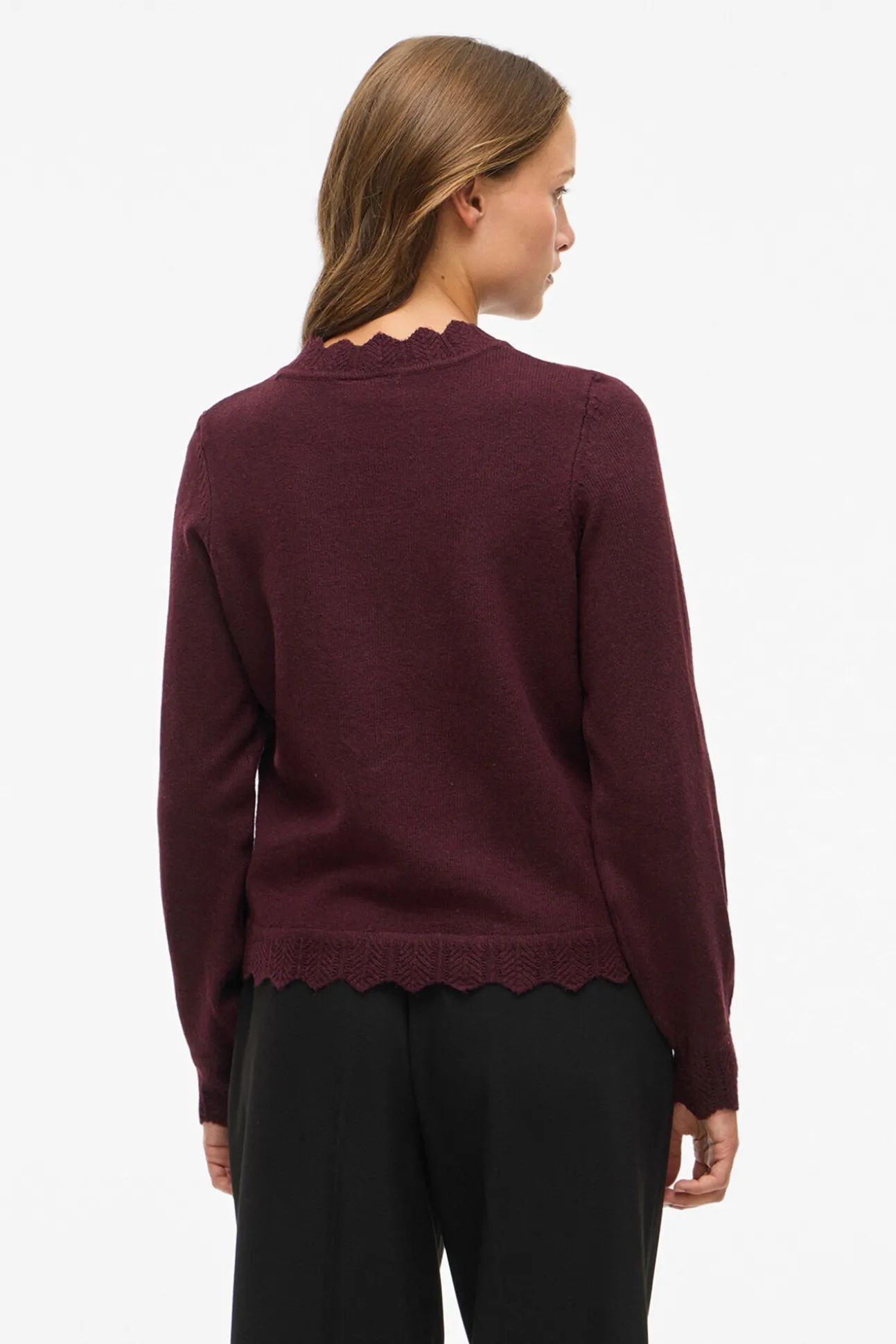 Camisola de malha com gola Perkins