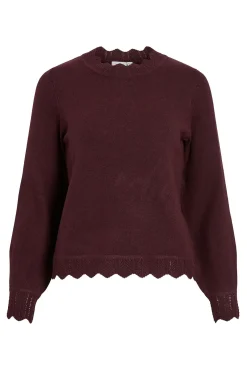 Camisola de malha com gola Perkins