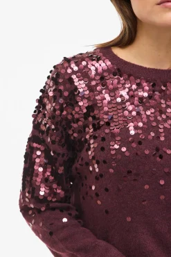 Camisola de malha com malha