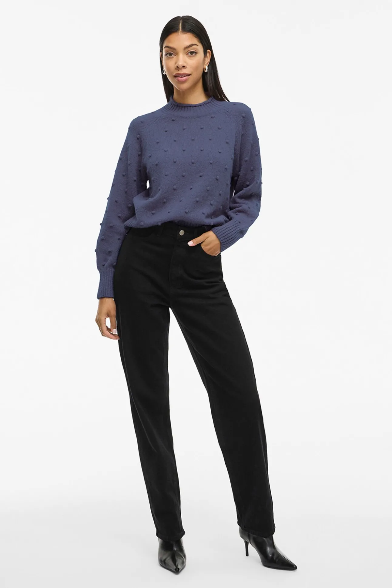 Camisola de malha com malha
