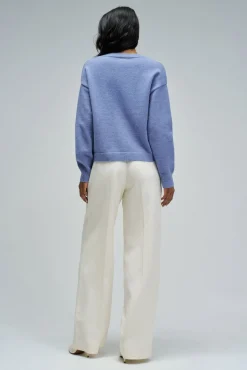 Camisola de malha com marca