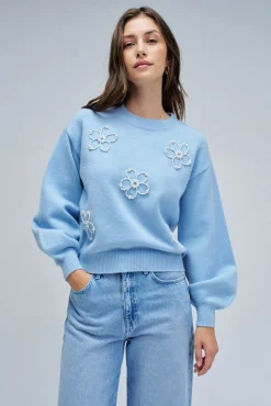 Camisola de malha com pérolas