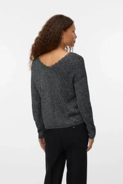 Camisola de malha de manga comprida