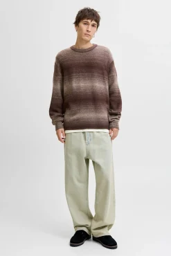 Camisola de malha degradê