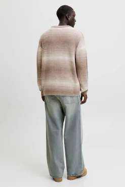 Camisola de malha degradê