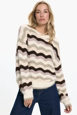 Camisola de malha estampado