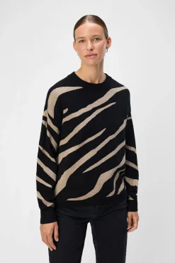 Camisola de malha estampado