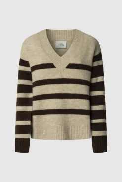 Camisola de malha listrada Cecil