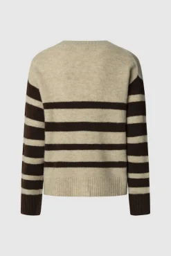 Camisola de malha listrada Cecil
