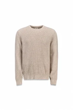 Camisola de malha pérola de lã