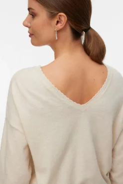 Camisola de malha reversível