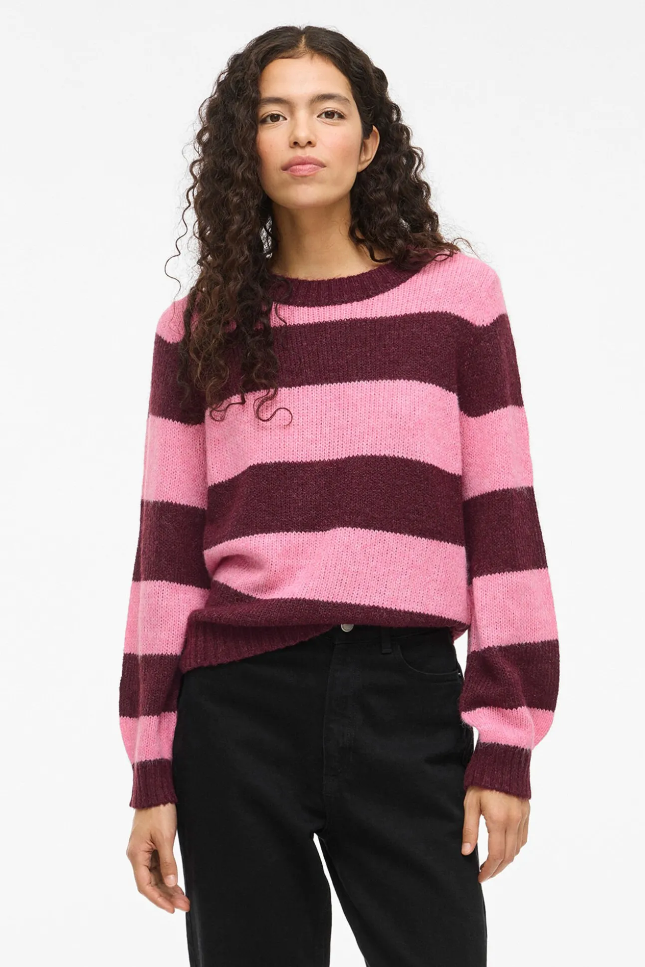 Camisola de malha riscas