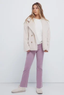 Camisola de malha trançada em chenille