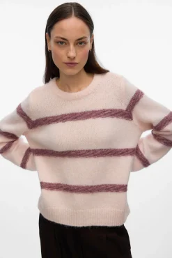 Camisola de riscas malha