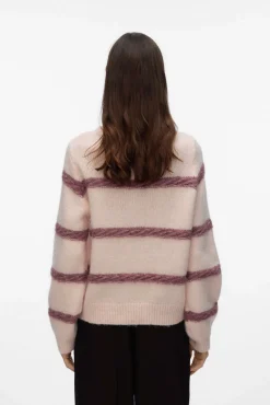 Camisola de riscas malha