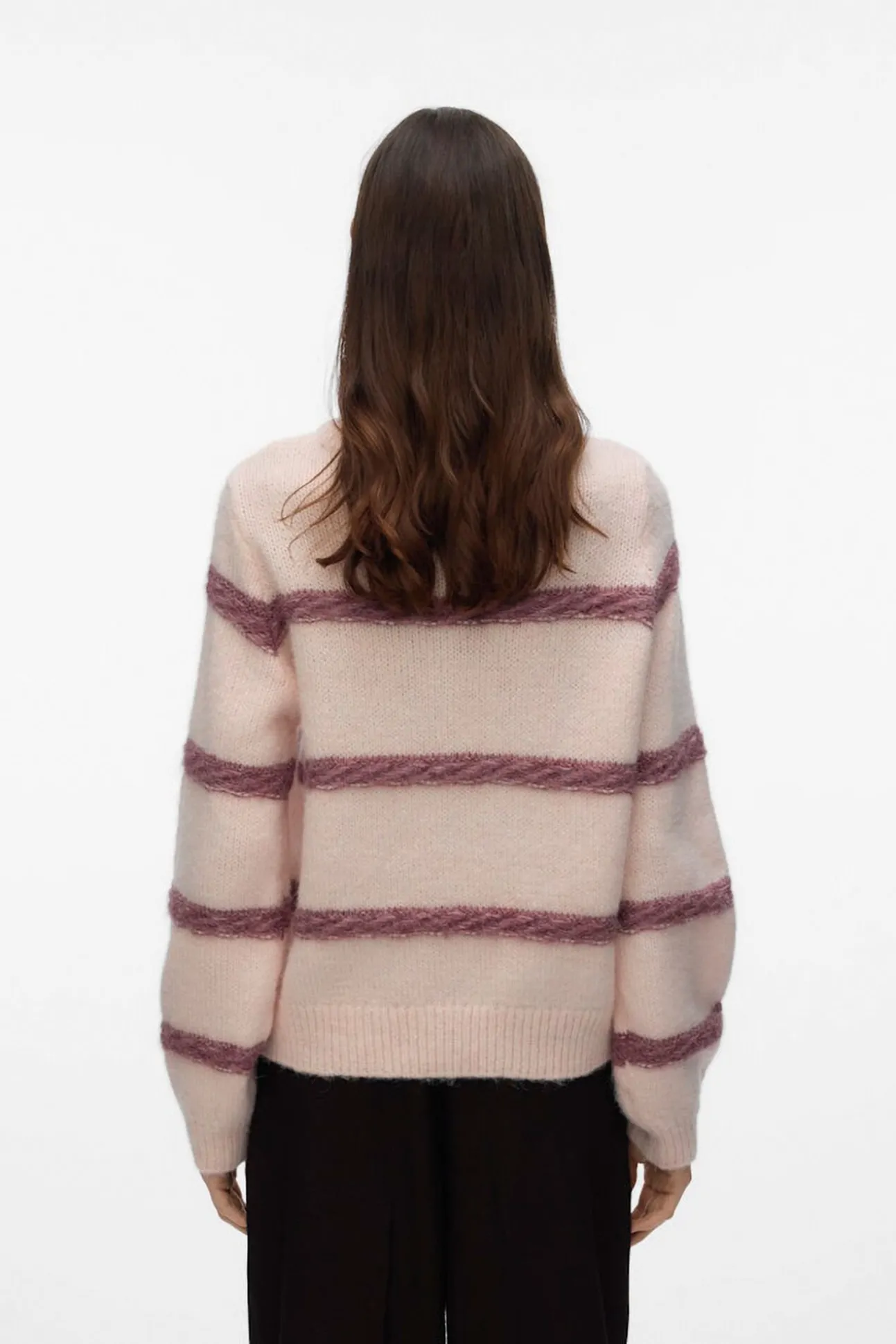 Camisola de riscas malha